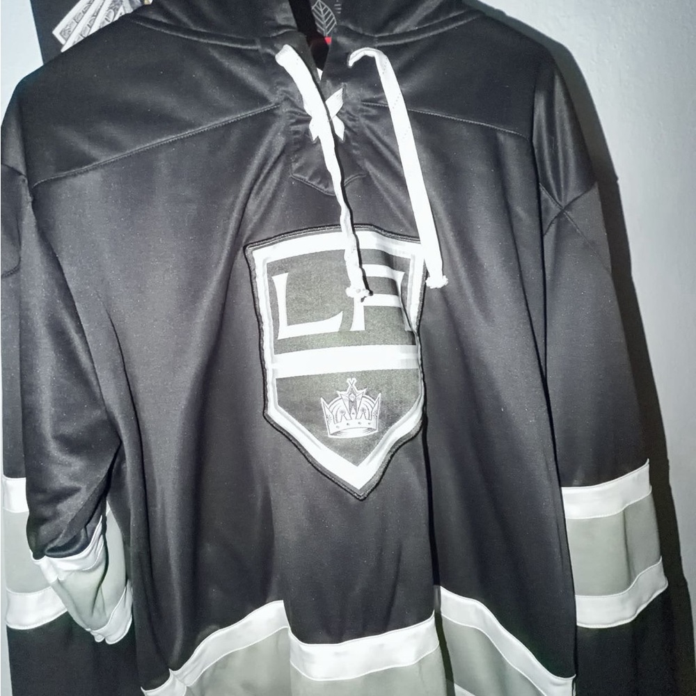Black and Gray Hockey Jersey